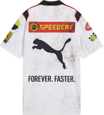 PUMA x A$AP Rocky Zi 賽車標誌男女款 Polo 衫 - 白色 631046-02 Lookbook PUMA x A$AP Rocky Zi 賽車標誌男女款 Polo 衫 - 白色 631046-02