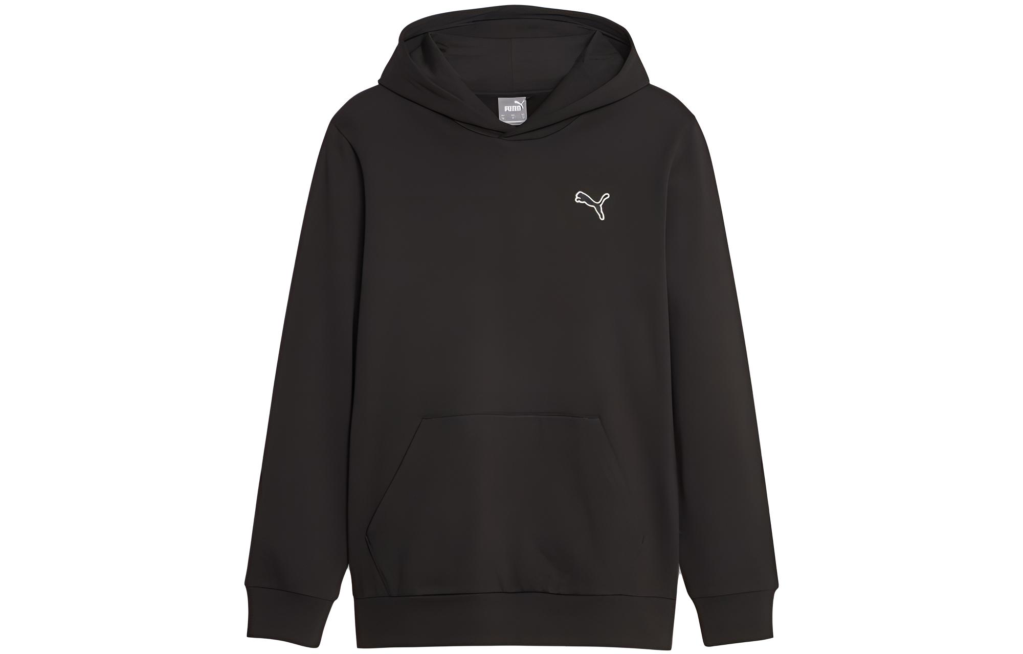 Puma AC Milan Essentials Black Hoodie Casual Pullover Sweatshirt 676814-01