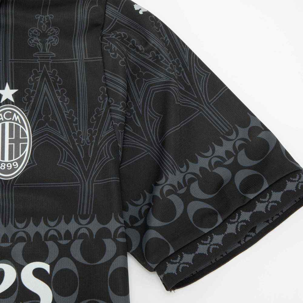 Details for PUMA x AC Milan x PLEASURES 黑色印花男款短袖足球球衣 776064-01