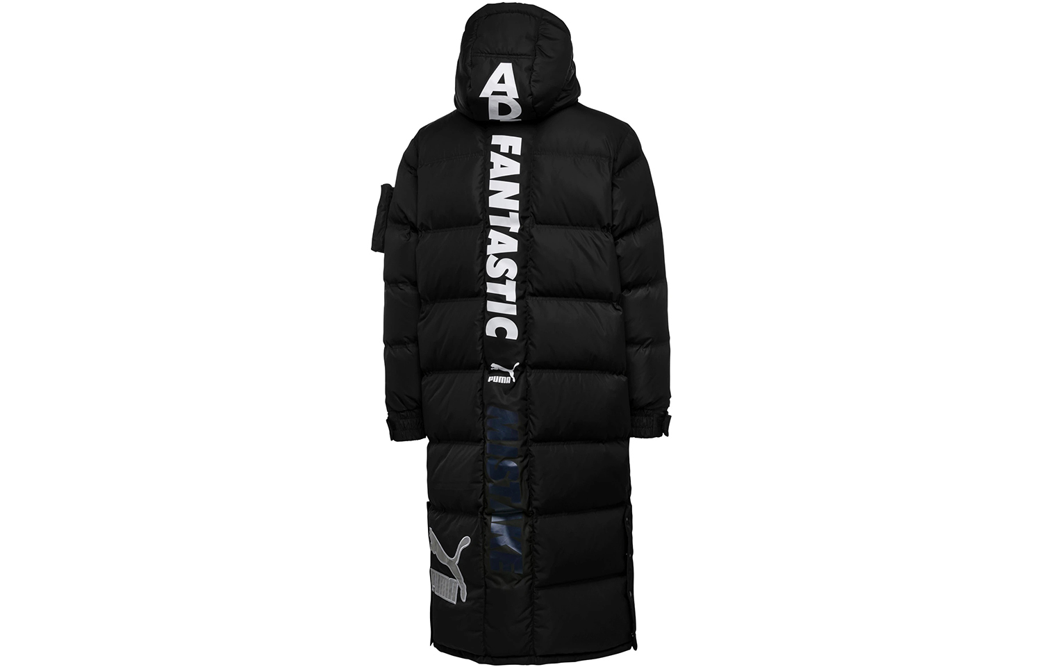 Lookbook 彪马x ADER ERROR 黑色反光长款羽绒大衣冬季男女款 576956-01