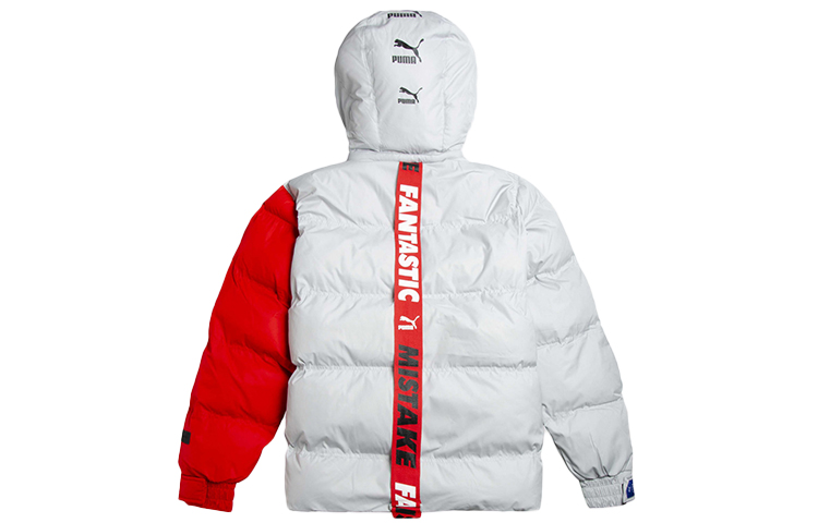 Lookbook プーマ x ADER ERROR ホワイトダウンジャケット 冬コラボ 576955-45