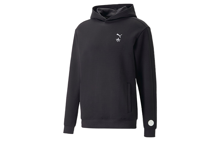 Puma Alex Toussaint SS24 Logo Hoodie Black - Comfortable & Breathable 523565-01