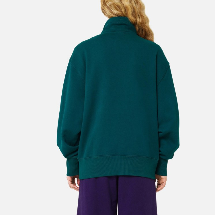 Puma AMI Collab Heart Logo Half-Zip Pullover Sweatshirt Moss Green Unisex 535993-24 圖 5