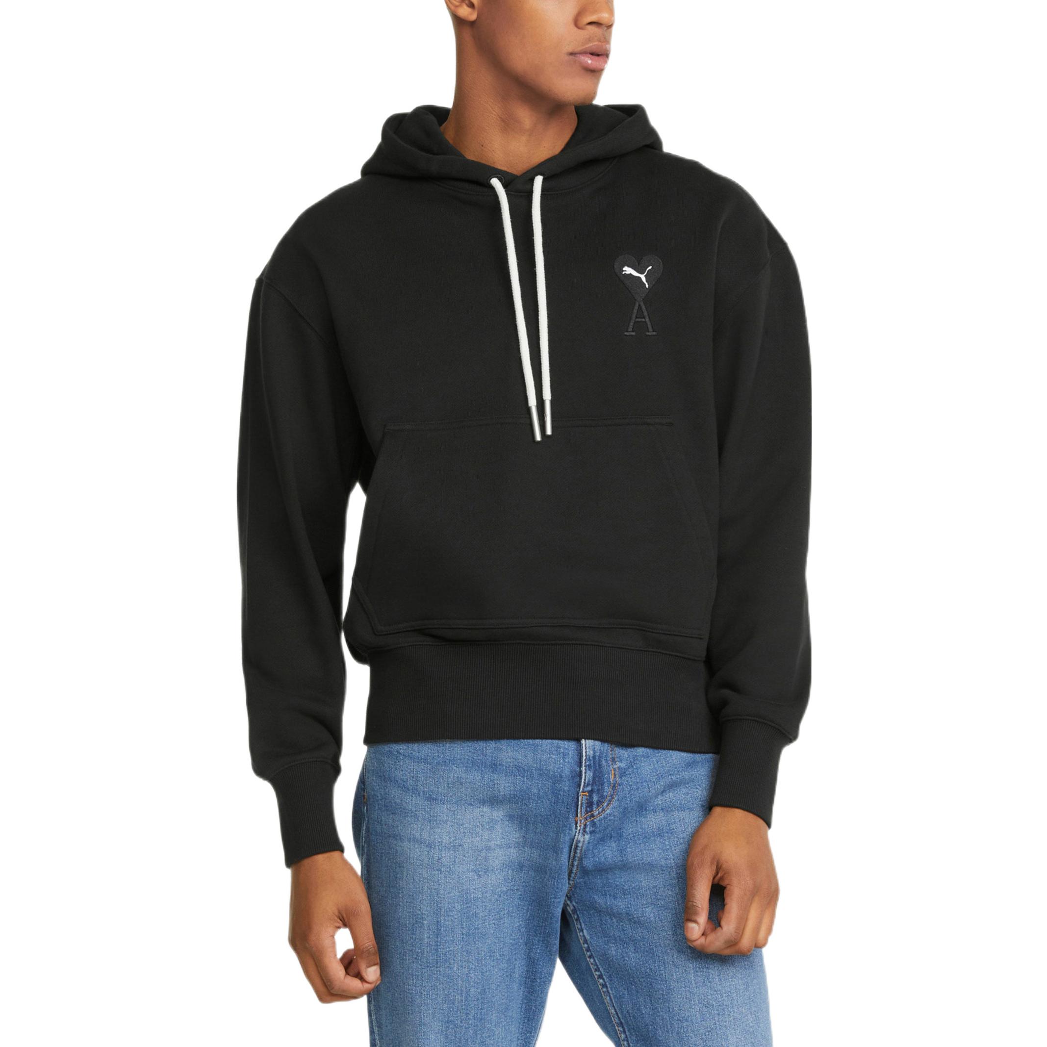 Purchase PUMA x AMI 聯名 黑色標誌連帽衫 534069-01