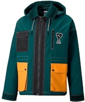 PUMA x AMI Colorblock Logo Pocket Shirt Jacket Collegiate Green Unisex Outdoor Wear 535990-24 PUMA x AMI Colorblock Logo Pocket Shirt Jacket Collegiate Green Unisex Outdoor Wear 535990-24