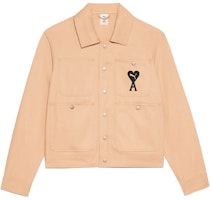 PUMA x AMI Paris Heart Logo Khaki Jacket Collaboration Fall Collection. 534065-97 PUMA x AMI Paris Heart Logo Khaki Jacket Collaboration Fall Collection. 534065-97