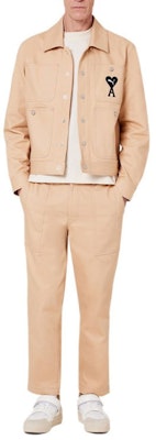 PUMA x AMI Paris Seluar Kargo Oren Berkantong Banyak untuk Luar. 534297-97 Lookbook PUMA x AMI Paris Seluar Kargo Oren Berkantong Banyak untuk Luar. 534297-97