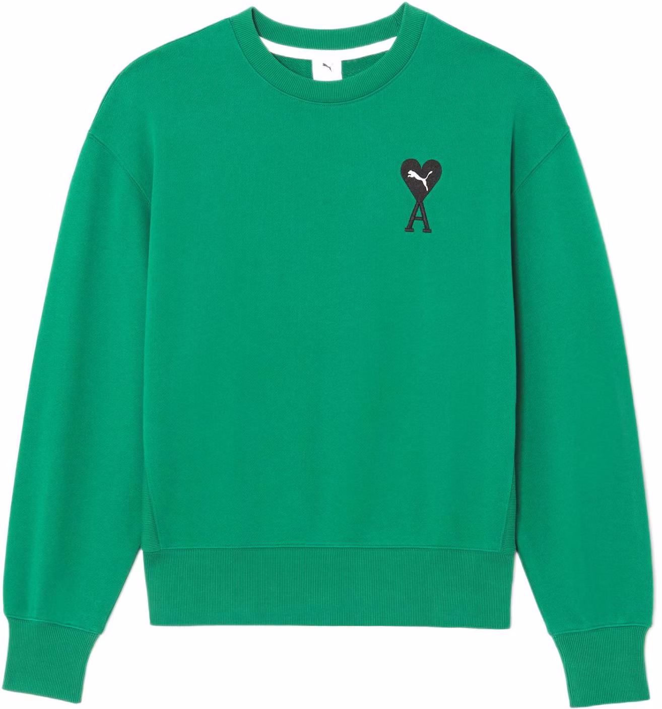 puma-x-ami-paris-sweatshirt-green-heart-logo-crewneck-534111-96