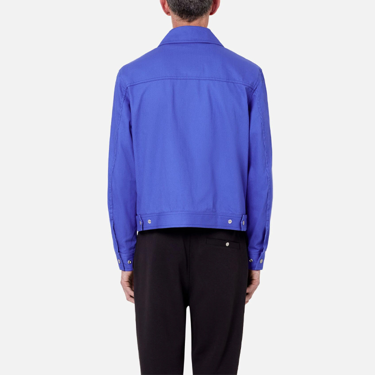 Shop PUMA x AMI Paris Collab Embroidered Logo Utility Jacket Blue -  Fall Collection. 534065-93