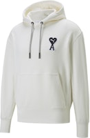 PUMA x AMI Paris Collaboration Heart Logo Hoodie Unisex Off-White. 536231-75 PUMA x AMI Paris Collaboration Heart Logo Hoodie Unisex Off-White. 536231-75
