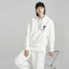 Shop PUMA x AMI Paris 聯名款愛心標誌連帽衫 男女款 奶白色。 536231-75