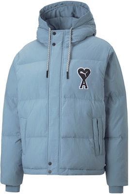 PUMA x AMI Paris聯名心型Logo拉鍊連帽外套 藍色男女款 535991-73 Buy PUMA x AMI Paris聯名心型Logo拉鍊連帽外套 藍色男女款 535991-73