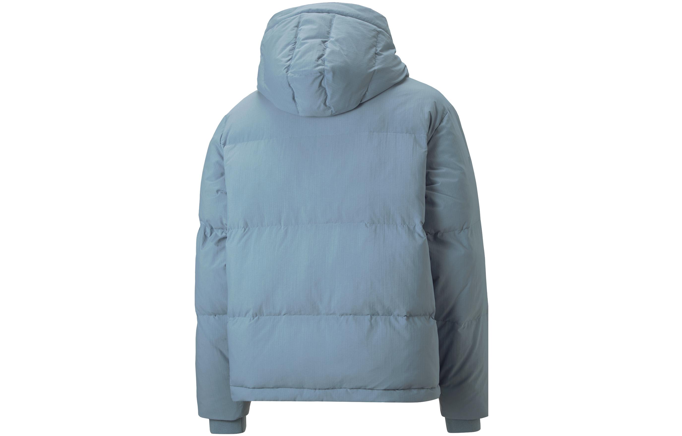 Lookbook PUMA x AMI Paris聯名心型Logo拉鍊連帽外套 藍色男女款 535991-73