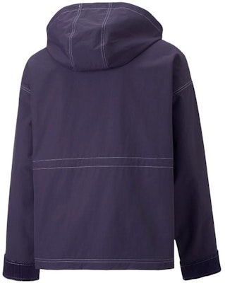 プーマ x AMI パリ カラーブロック ロゴ フーディ ジャケット ユニセックス パープル 535990-89 Lookbook プーマ x AMI パリ カラーブロック ロゴ フーディ ジャケット ユニセックス パープル 535990-89