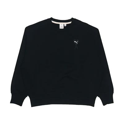 Puma AMI Paris Heart Logo Crewneck Sweatshirt Black 534111-01