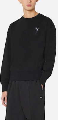 푸마 x AMI 파리 하트 로고 크루넥 스웻셔츠 블랙 534111-01 Details for 푸마 x AMI 파리 하트 로고 크루넥 스웻셔츠 블랙 534111-01