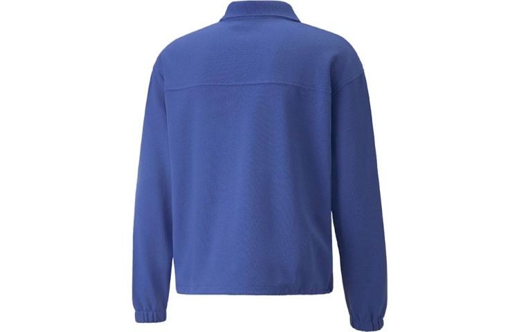 Puma AMI Paris Heart Logo Knit Zip-Up Collared Jacket Blue 534066-93 圖 3