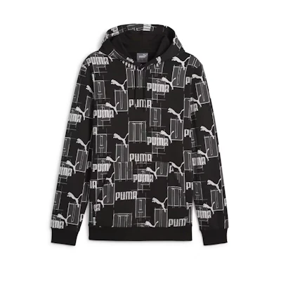 Puma Anrealage Black Hoodie with Logo Print 678983-01