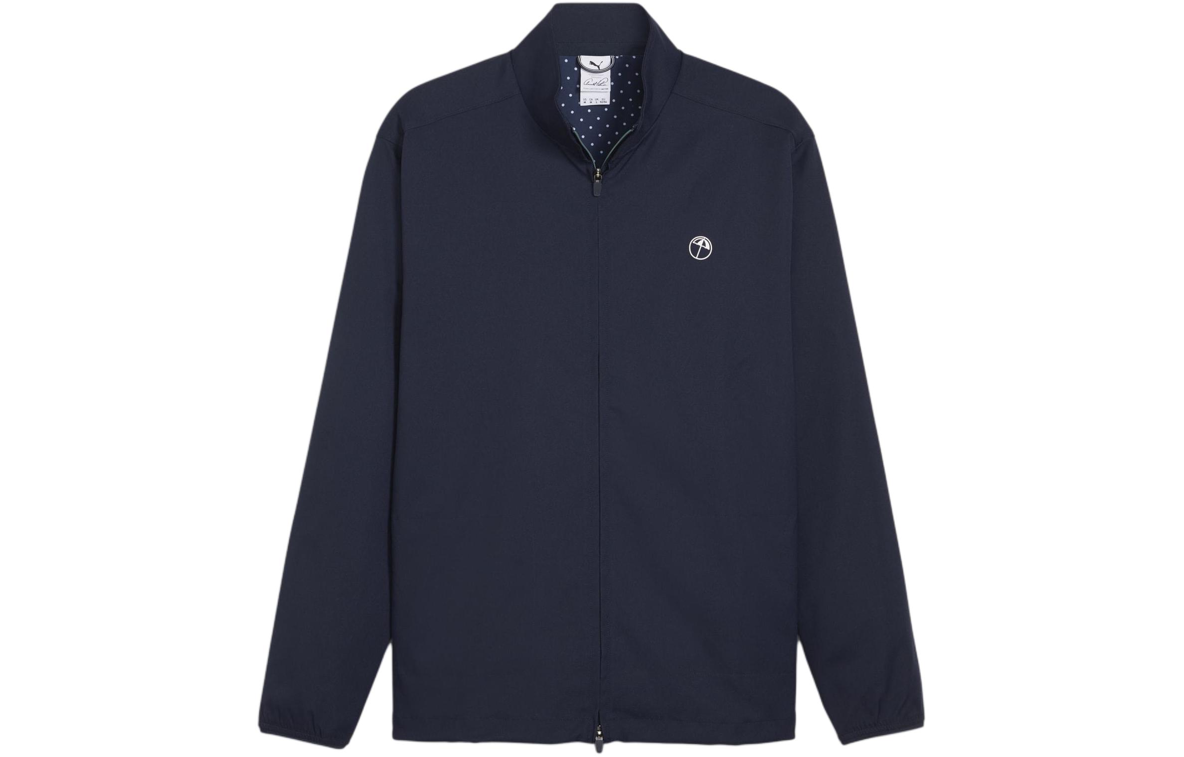 Puma Arnold Palmer Navy Golf Jacket Casual Long-Sleeve Zip-Up 624282-01