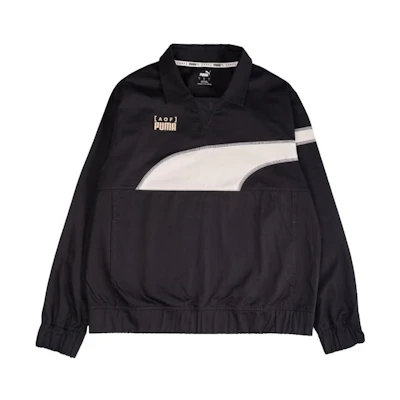 Puma Art of Football FW23 Black Half-Zip Kangaroo Pocket Unisex Sweatshirt 658805-01