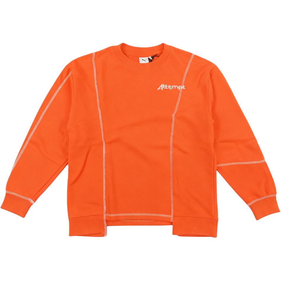 Puma ATTEMPT Crewneck Irregular Cut Casual Sweatshirt 598272-45
