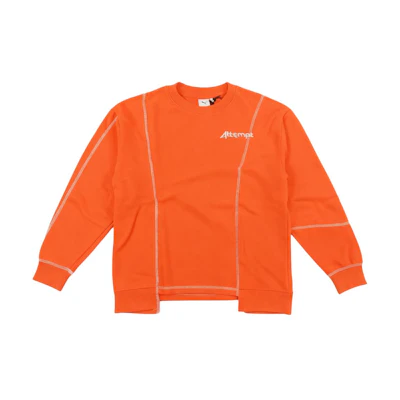 Puma ATTEMPT Crewneck Irregular Cut Casual Sweatshirt 598272-45