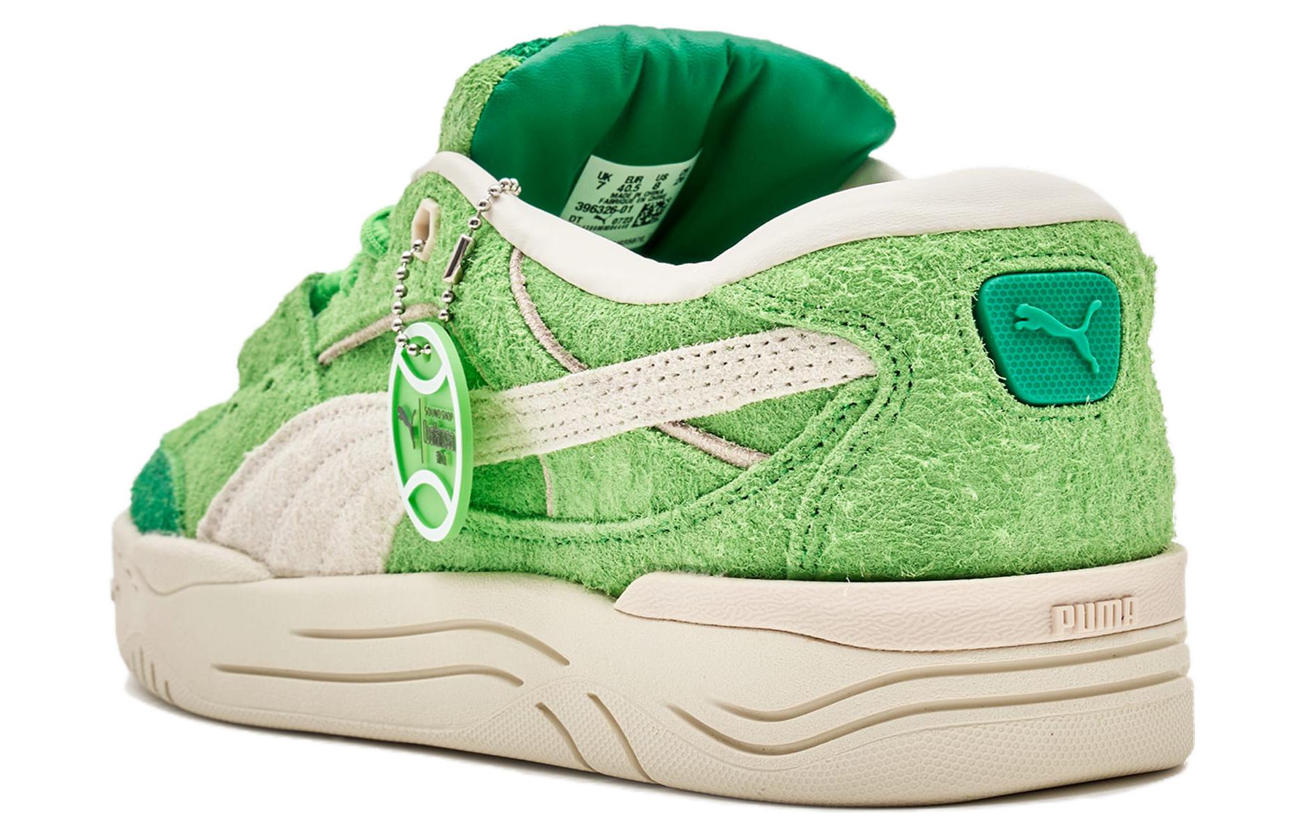 Shop Puma X Balansa 180 复古绿麂皮鞋 'Archive Green' 396326-01