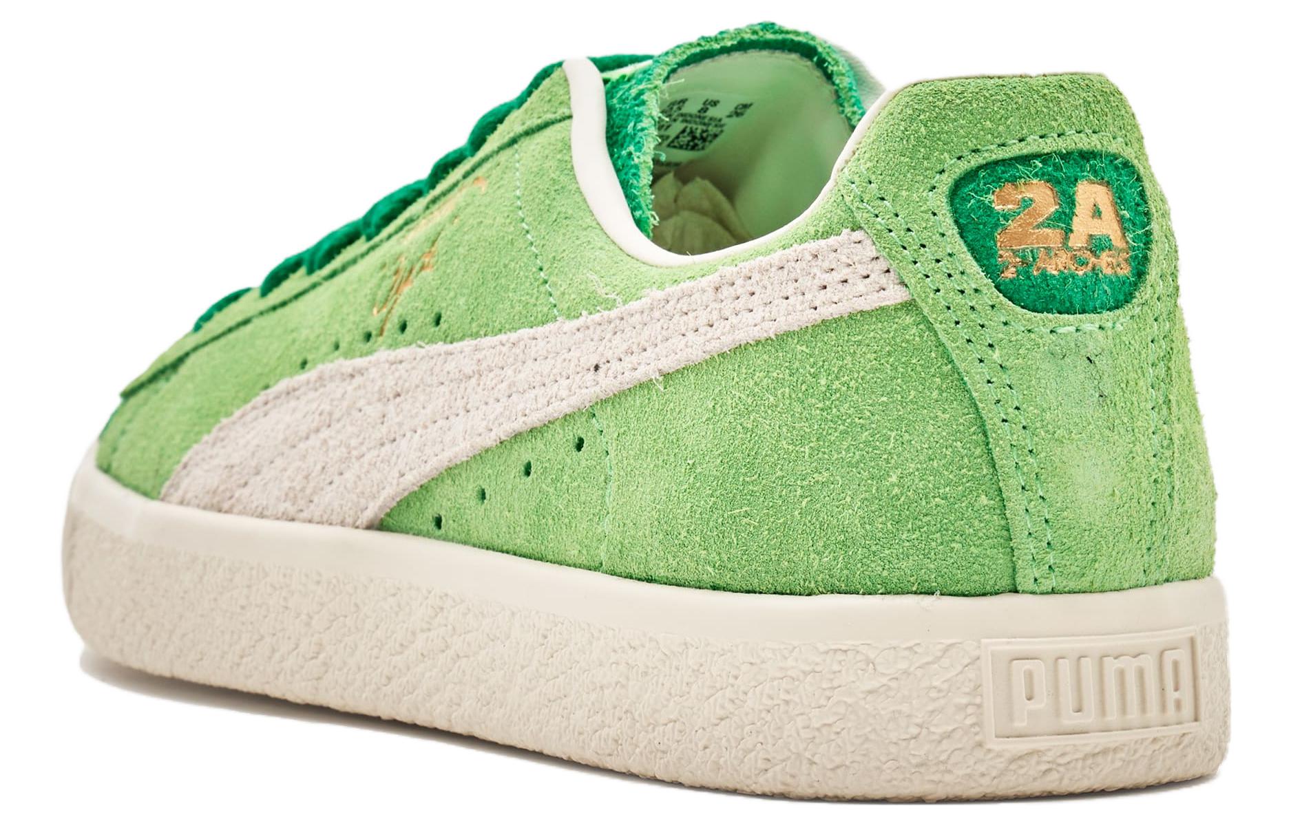 Lookbook PUMA Clyde Balansa 耐磨輕便 低幫 板鞋 男女同款 綠米