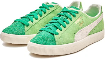 Shop PUMA Clyde Balansa 耐磨輕便 低幫 板鞋 男女同款 綠米
