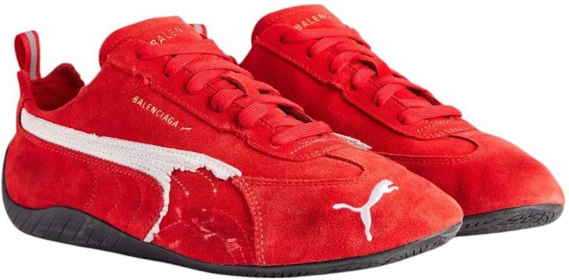 Puma x Balenciaga Speedcat Suede 'Red White' 847146-WSDSD-6910 Order Puma x Balenciaga Speedcat Suede 'Red White' 847146-WSDSD-6910