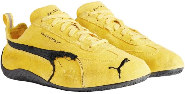 Puma x Balenciaga Speedcat 麂皮聯名款 '黃黑色' 847146-WSDSD-7010 Order Puma x Balenciaga Speedcat 麂皮聯名款 '黃黑色' 847146-WSDSD-7010
