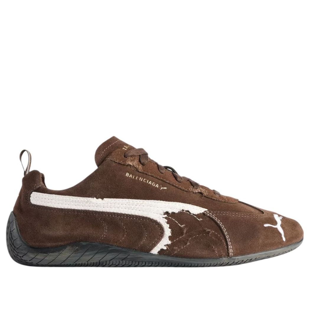 Sizing Puma x Balenciaga 麂皮鞋 '棕白配色' 847146-WSDSD-2910
