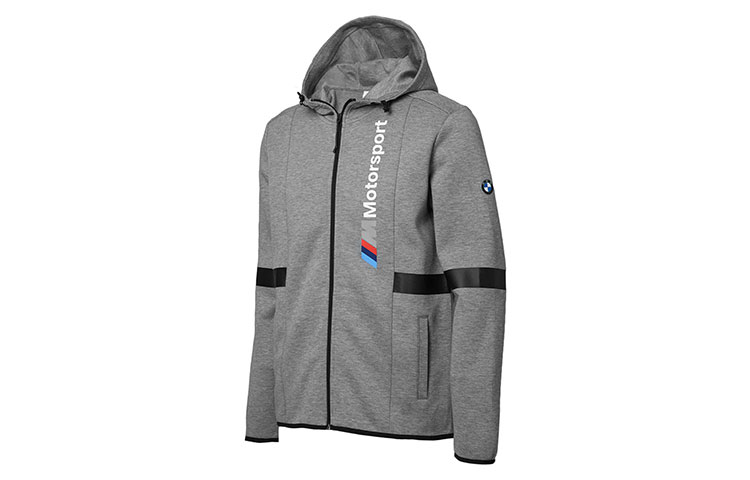 Puma BMW Colorblock Hoodie Jacket Casual Sportswear - Gray 576652-03