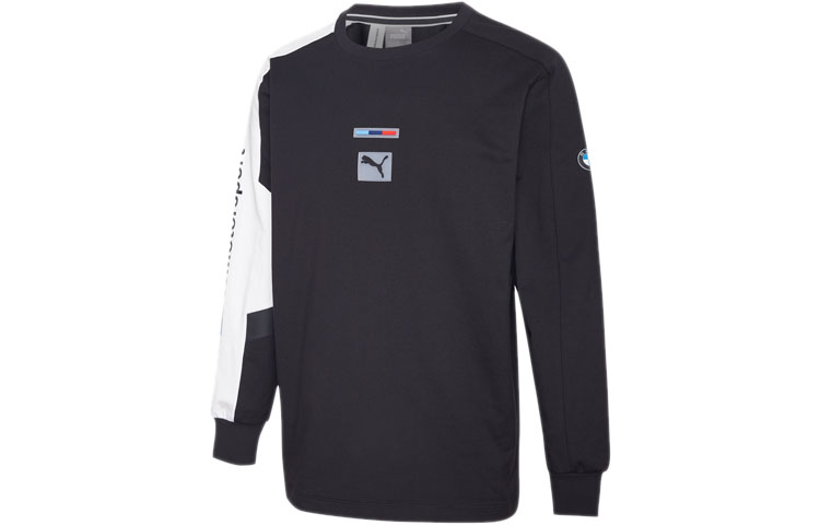 Puma BMW Pullover Sweatshirt Black - Casual Sportswear 596081-01
