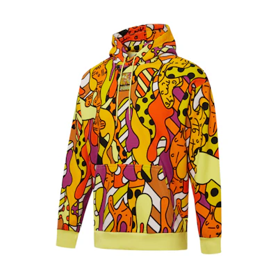 Puma BRITTO Knit Hoodie Orange - Breathable Casual Sportswear 532228-51