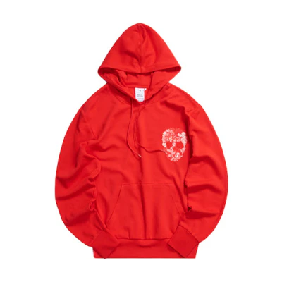Puma BT Collaboration Graphic Print Oversized Hoodie Unisex Red 578223-11