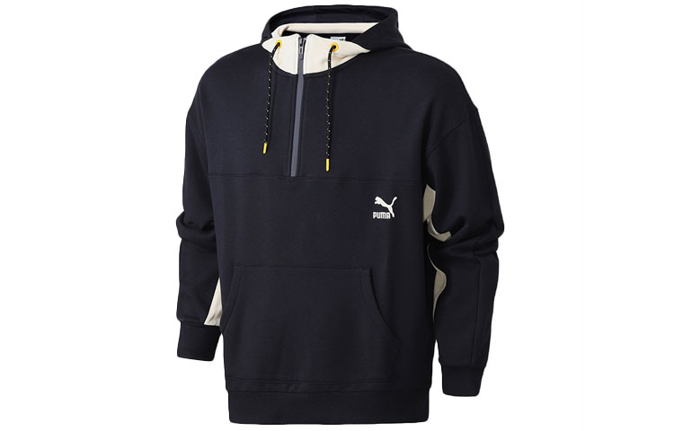 Puma Central Saint Martins Half-Zip Hooded Sweatshirt Navy Blue 598581-06