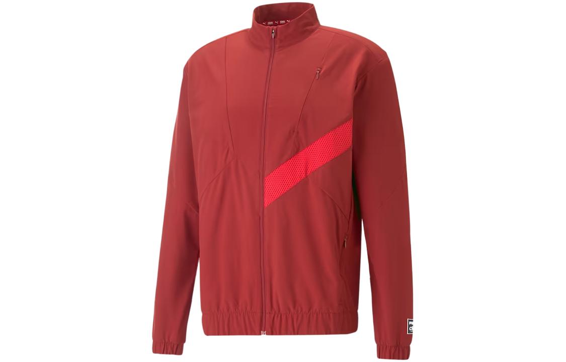 Puma Ciele Collaboration Red Jacket with Logo and Zip Design 523424-80