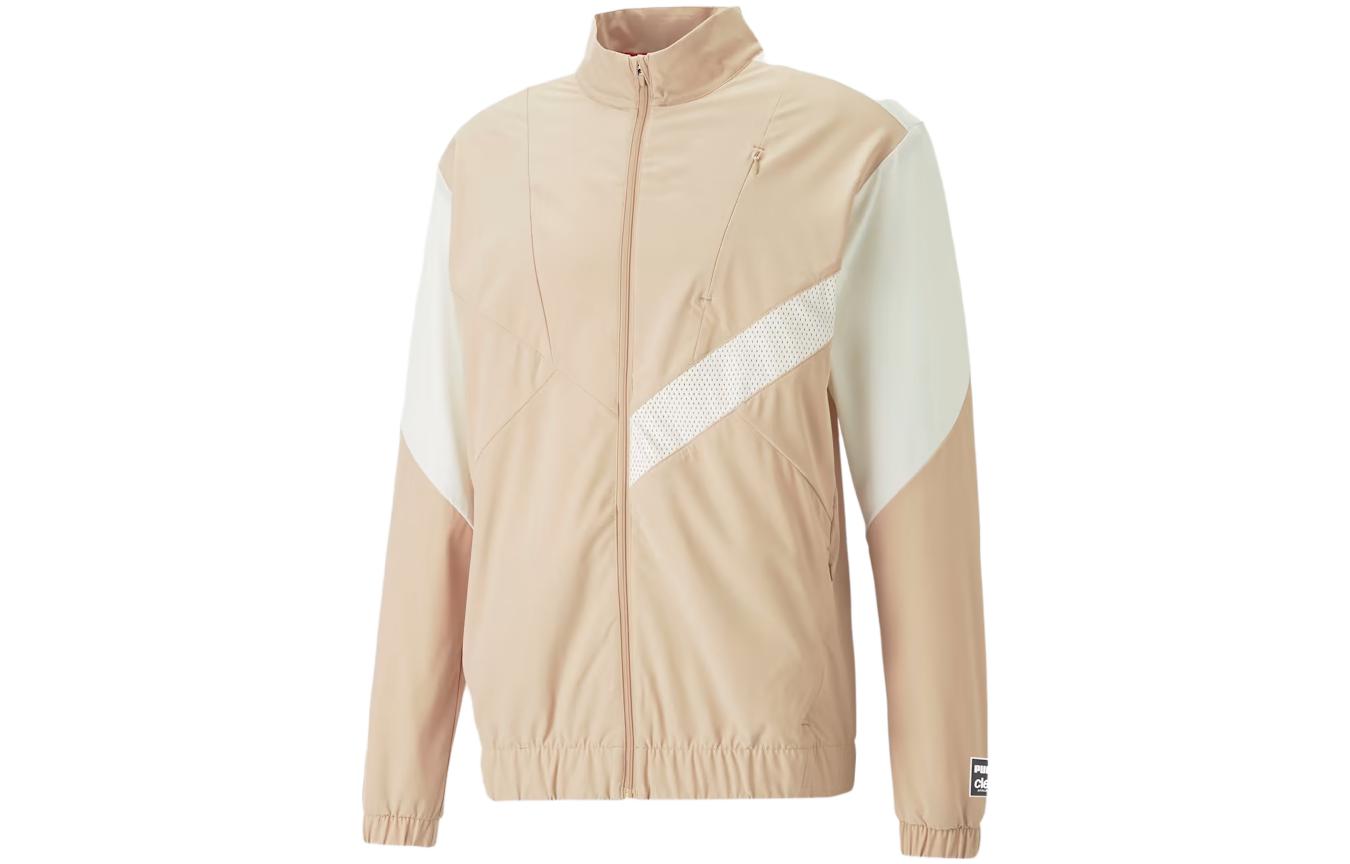 Puma Ciele Retro Track Jacket Khaki with Logo and Zip Details for Men 523424-89