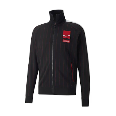 Puma Coca-Cola Collab Logo Patch Stand Collar Zip Jacket Black 536162-01