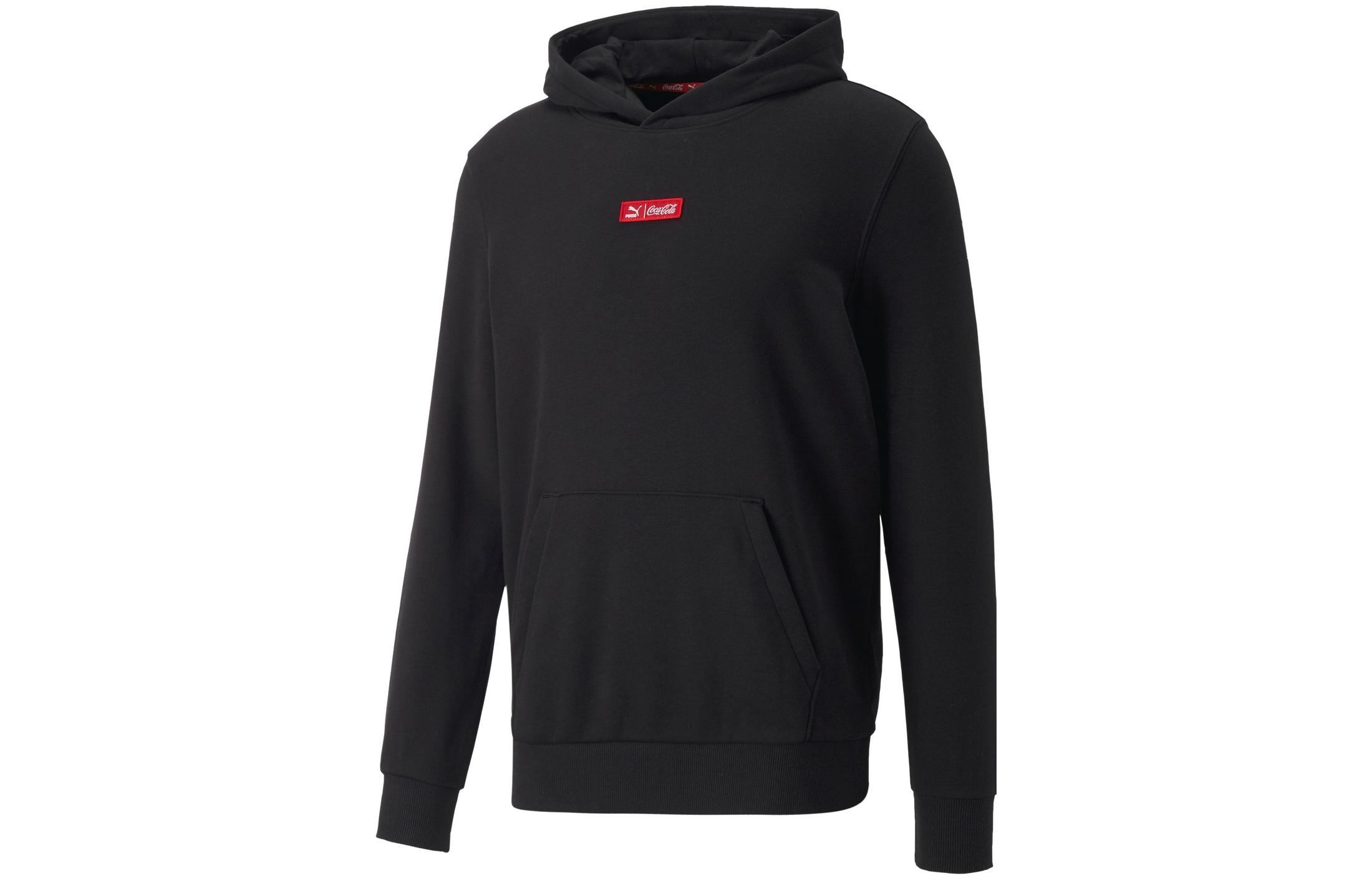 Puma Coca-Cola Retro Colorblock Logo Hoodie Black Casual 536161-01