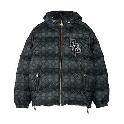 Puma Dapper Dan Logo Badge Reversible Hoodie Jacket Black 537349-01