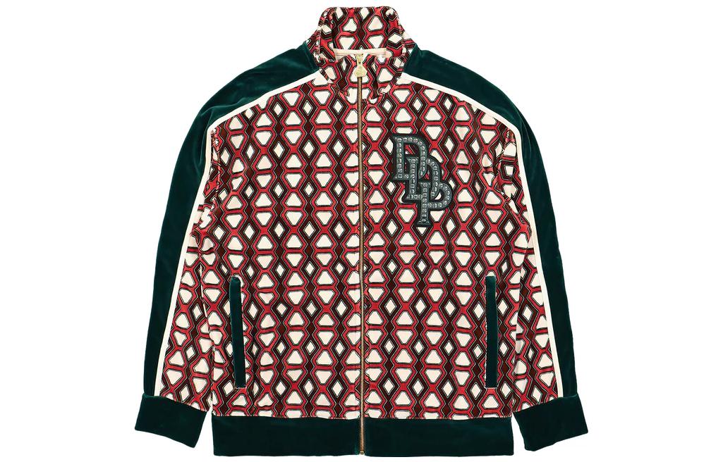 Puma Dapper Dan Logo Printed Zip Jacket Green Collection 537347-93