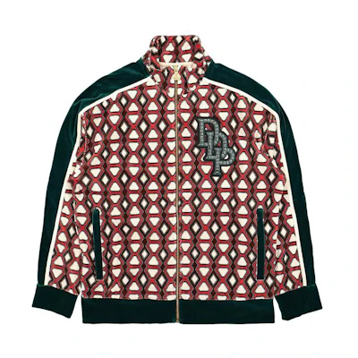 Puma Dapper Dan Logo Printed Zip Jacket Green Collection 537347-93