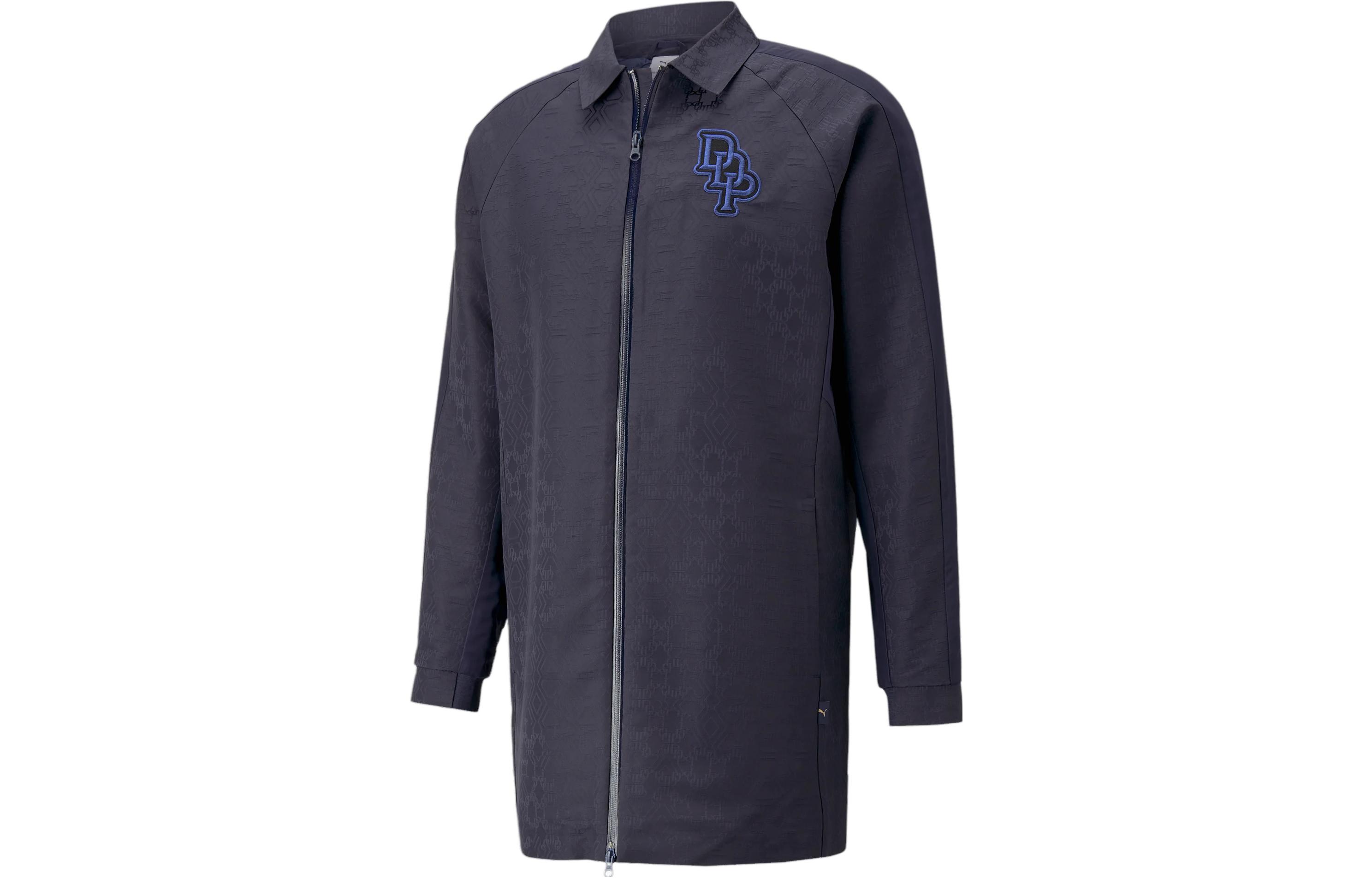 Puma DAPPER DAN SS23 Logo Embroidered Zip Collar Jacket Blue 539802-06