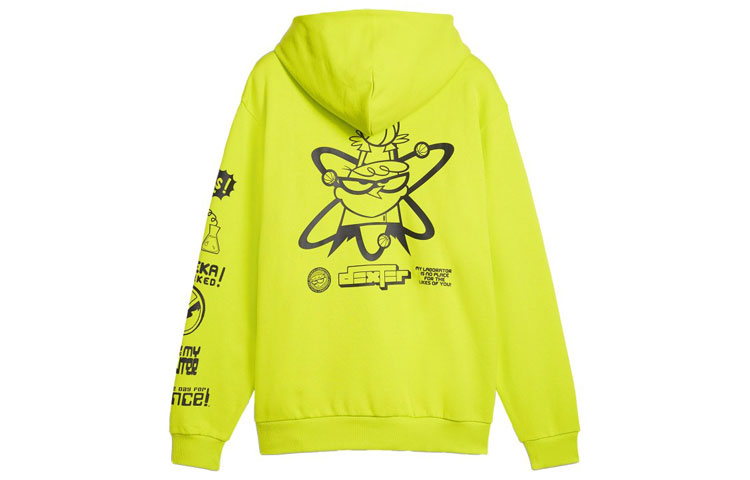 Lookbook Puma x Dexter’s Laboratory 綠色Logo聯名連帽衫 625336-01