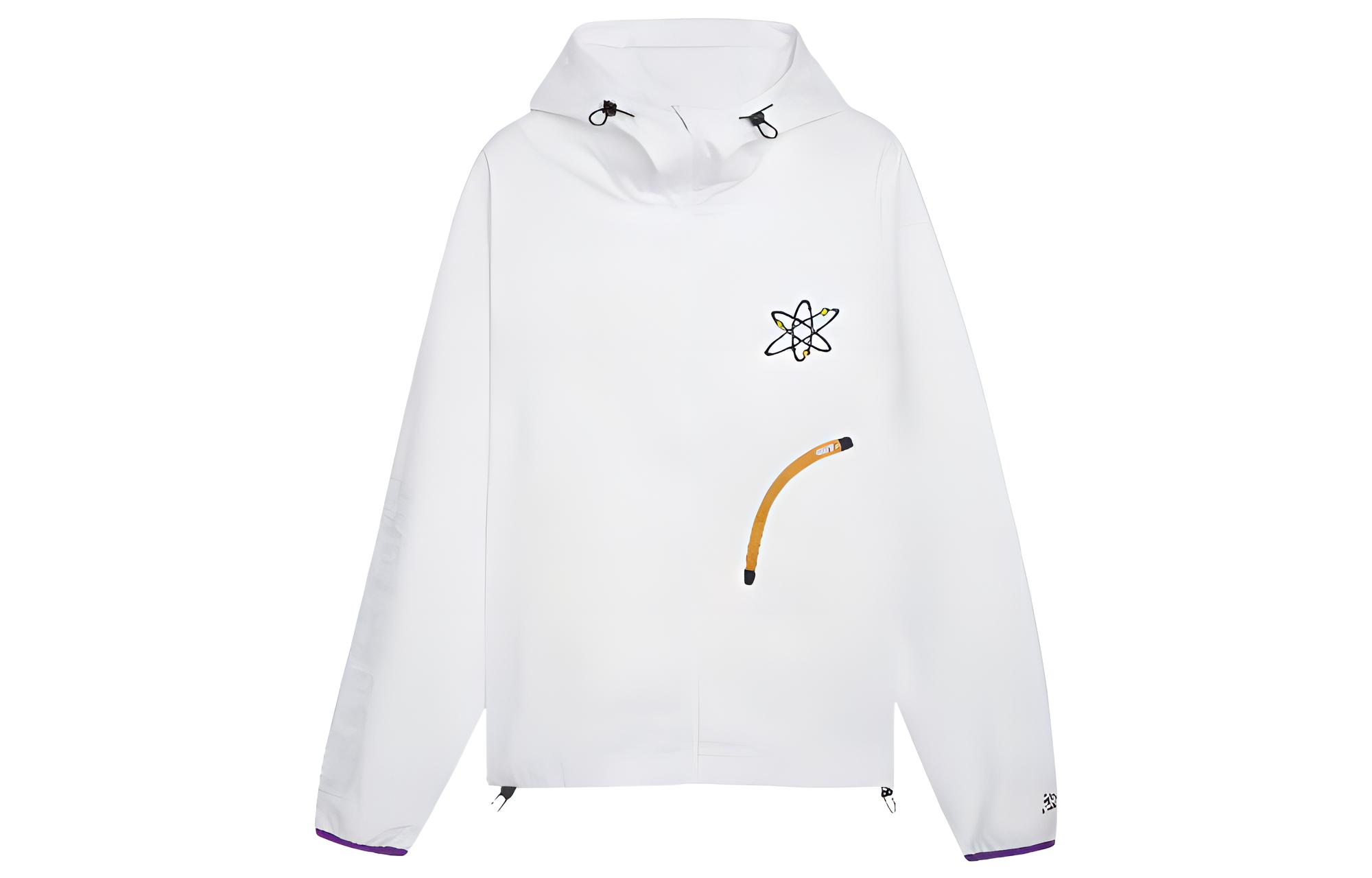 Puma Dexter's Laboratory Logo Design Relaxed Fit Hoodie Jacket White 625334-01