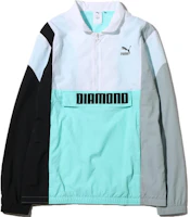 PUMA X Diamond Destiny Half-Zip Colorblock Jacket Collaboration. 575356-01 PUMA X Diamond Destiny Half-Zip Colorblock Jacket Collaboration. 575356-01