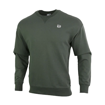 Puma DOWNTOWN Crewneck Sweatshirt Pullover - Forest Green 599173-64