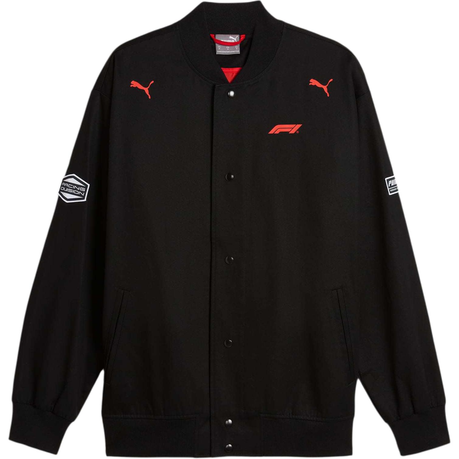 Puma F1 SS24 Motorsport Logo Bomber Jacket Black 627125-01